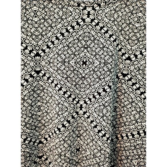 Lucky Brand Tunic Paisley Tee Cotton Modal Curved Hem Round Neck 3/4 Sleeve - 1X - Picture 8 of 9